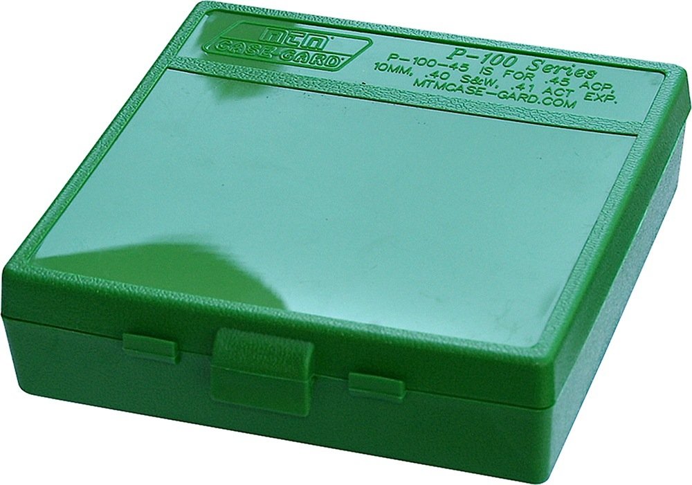 Buy MTM Case-Gard P100910 Multi-Caliber Handgun Green Polypropylene 100rd online