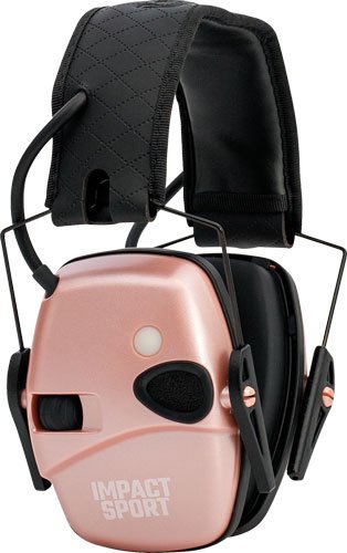 Howard Leight Impact Sport BT Metal Rose Gold Youth Adult SM Earmuff - Howard Leight
