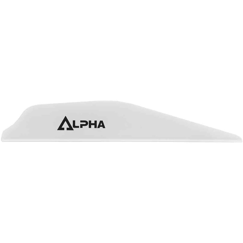 Bohning 101062WH28 Alpha Vanes White 100pk AR1250 Material Silent Flight - Bohning