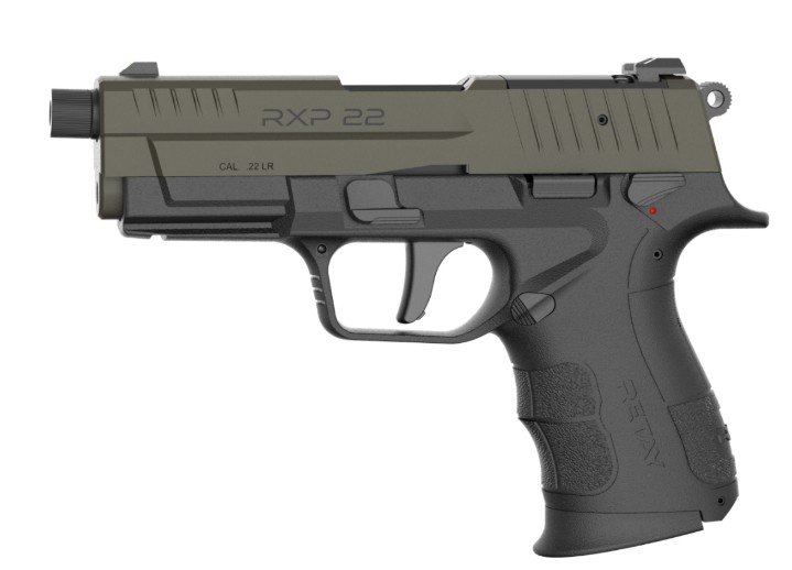 Buy Retay USA RXP22-BLK-ODSL-13TH .22 LR RXP22 .22LR 4" TB OR Blk/OD Grn online