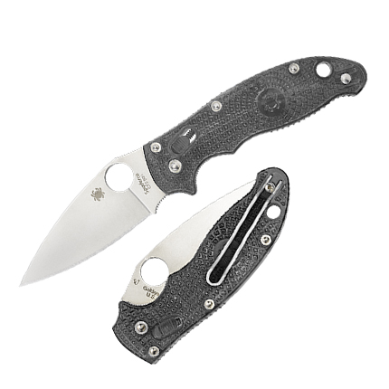Spyderco C101PGY2 Manix 2 Lightweight Gray Maxamet Blade