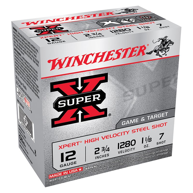 Winchester Ammo WE12GTH7@ SuperX 12Ga 2.75" 1-1/8oz HV LF #7 - Winchester - 12 Gauge