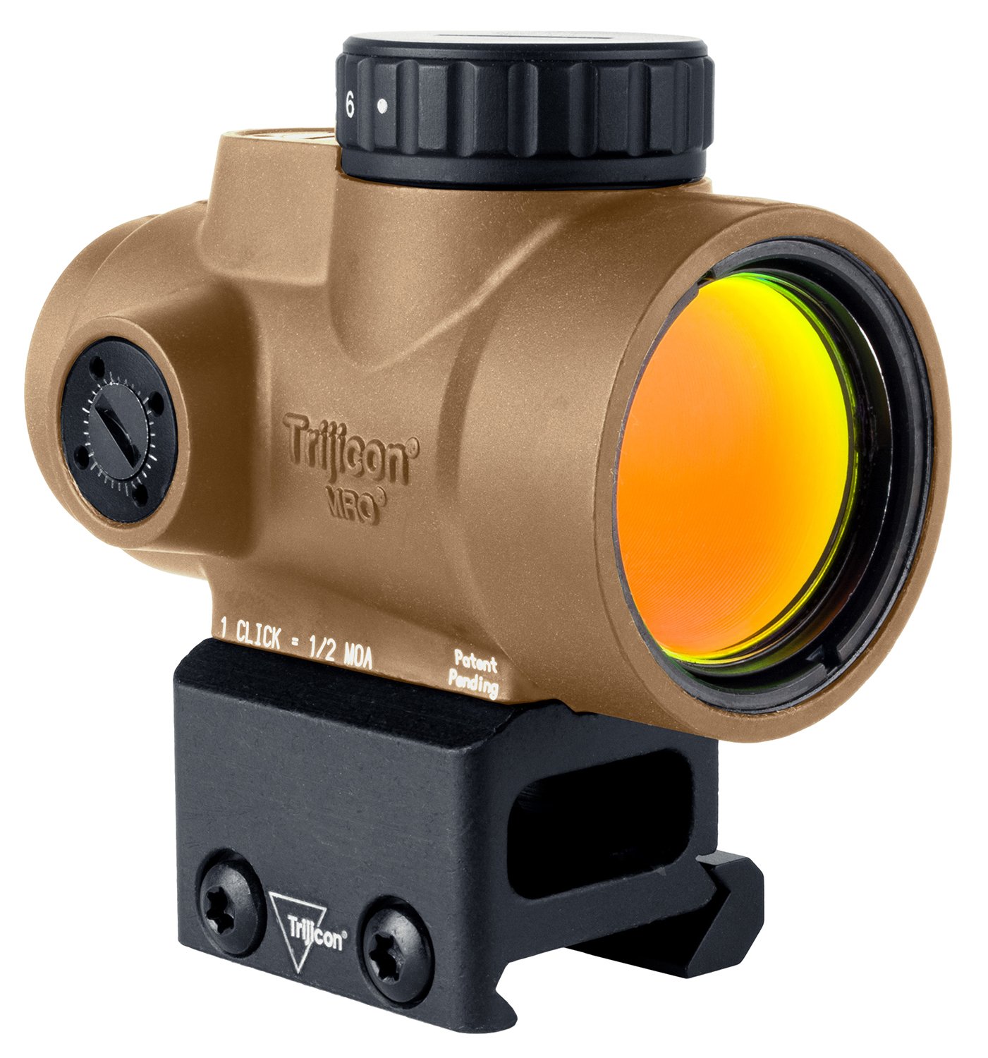 Buy Trijicon MRO SD Coyote Brown 1x25mm Red Dot 2 MOA Full Co-Witness Mount online