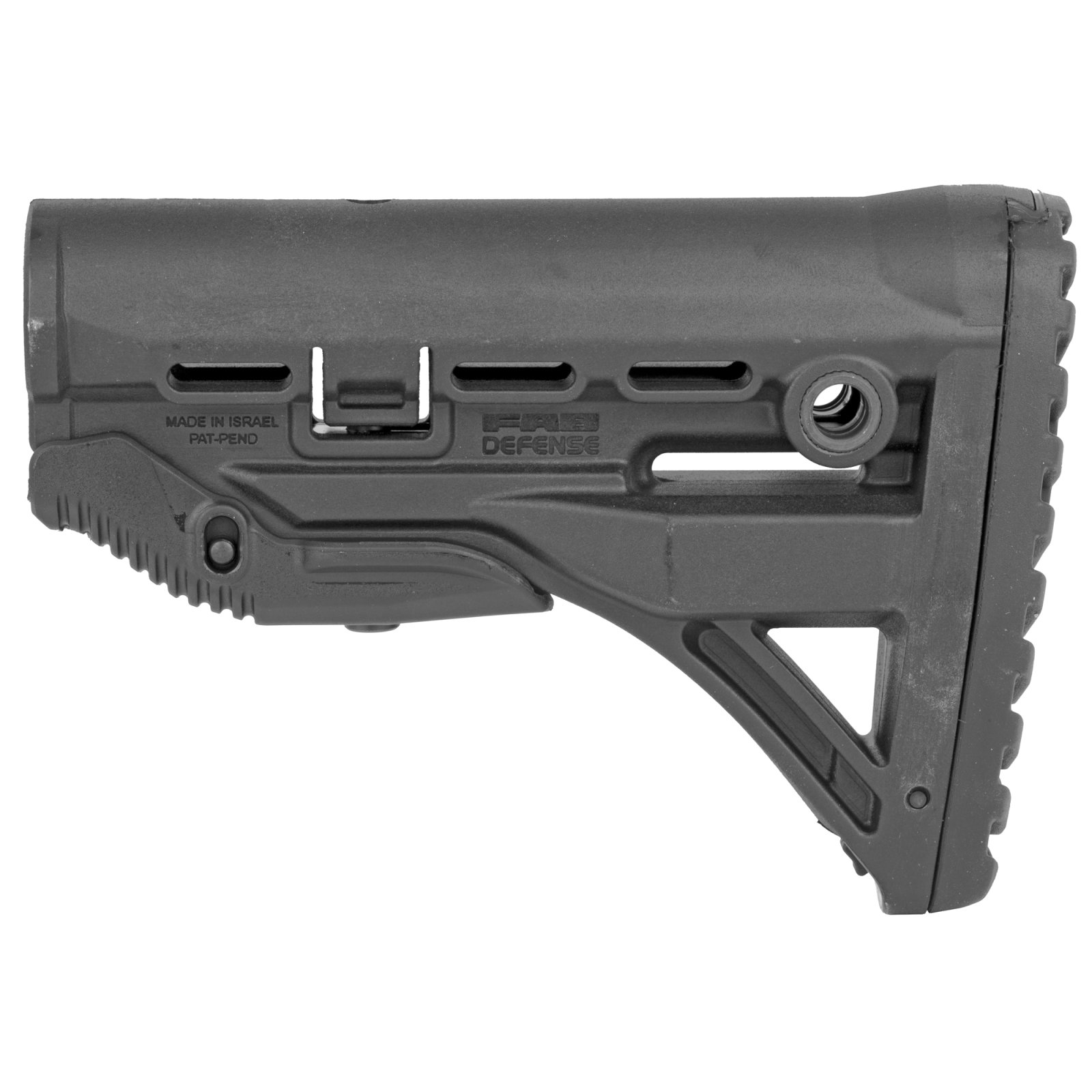 FAB Defense GL-SHOCK Buttstock M4/M16 Anti-Rattle Black Polymer