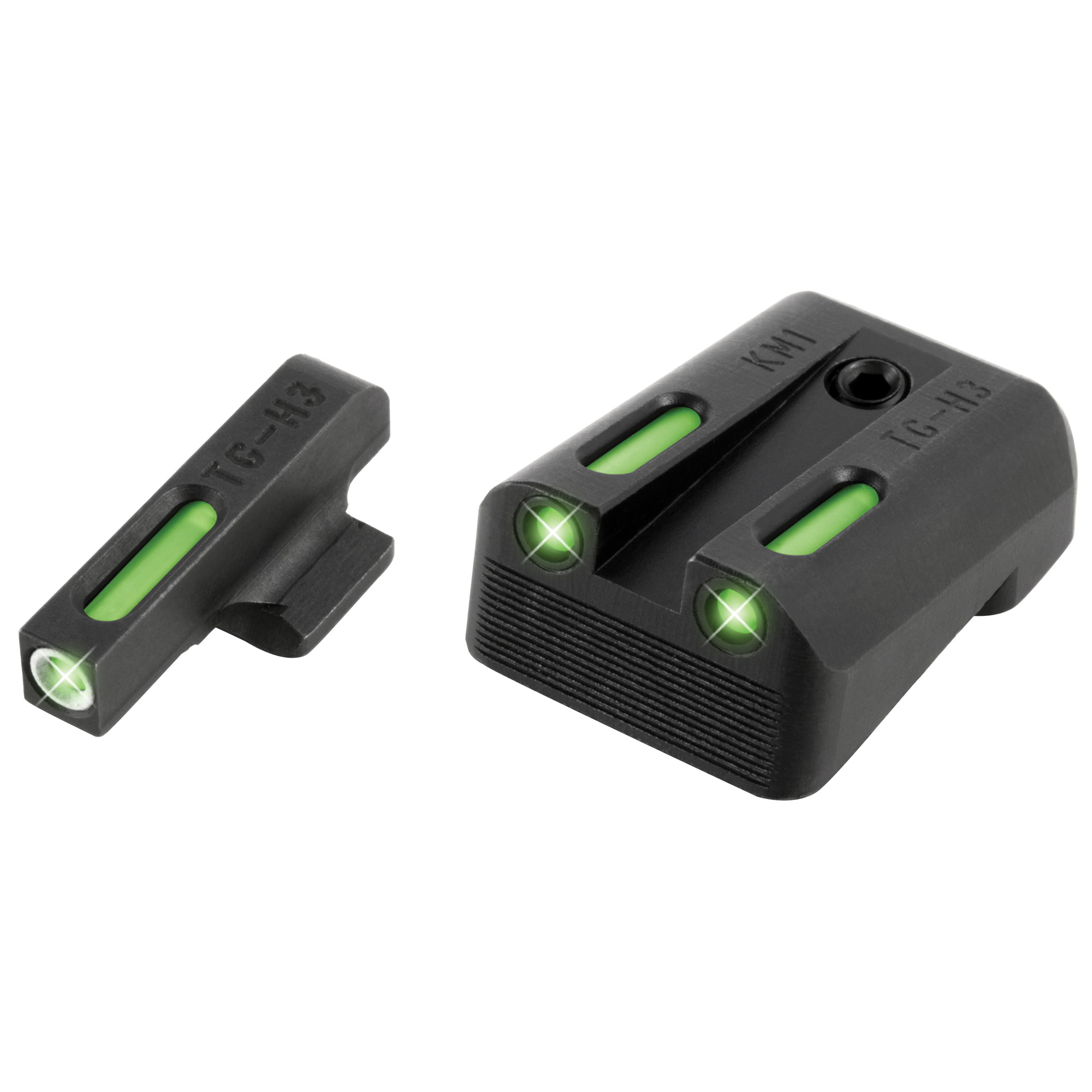 TRUGLO TG13KM1A CNC Steel Fiber Optic Night Sights