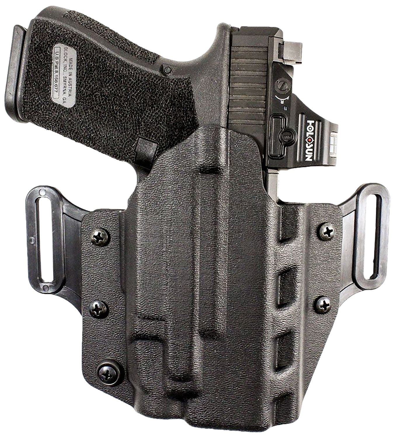 DeSantis 195KA6VZ0 Veiled Partner OWB Holster Black Glock 19/23/32/45