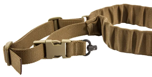 Blue Force Gear UDC200BGPBCB Coyote Tan Padded Bungee Sling 35-55 In - Blue Force Gear