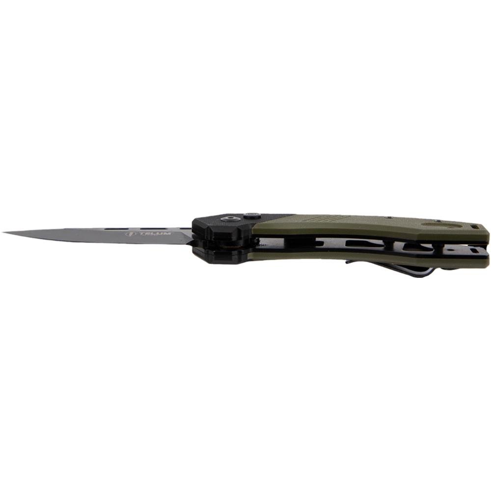 Rock Ridge TT3079 Scorch Auto Knife 3.5" D2 Blade OD Green G10 Handle