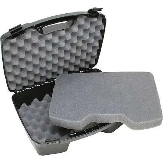 MTM Case-Gard 811-40 Handgun Case Polypropylene Textured Black Finish Foam Padding Latches 14" x 10" x 5.10" Interior Dimensions - MTM Case-Gard - BLACK