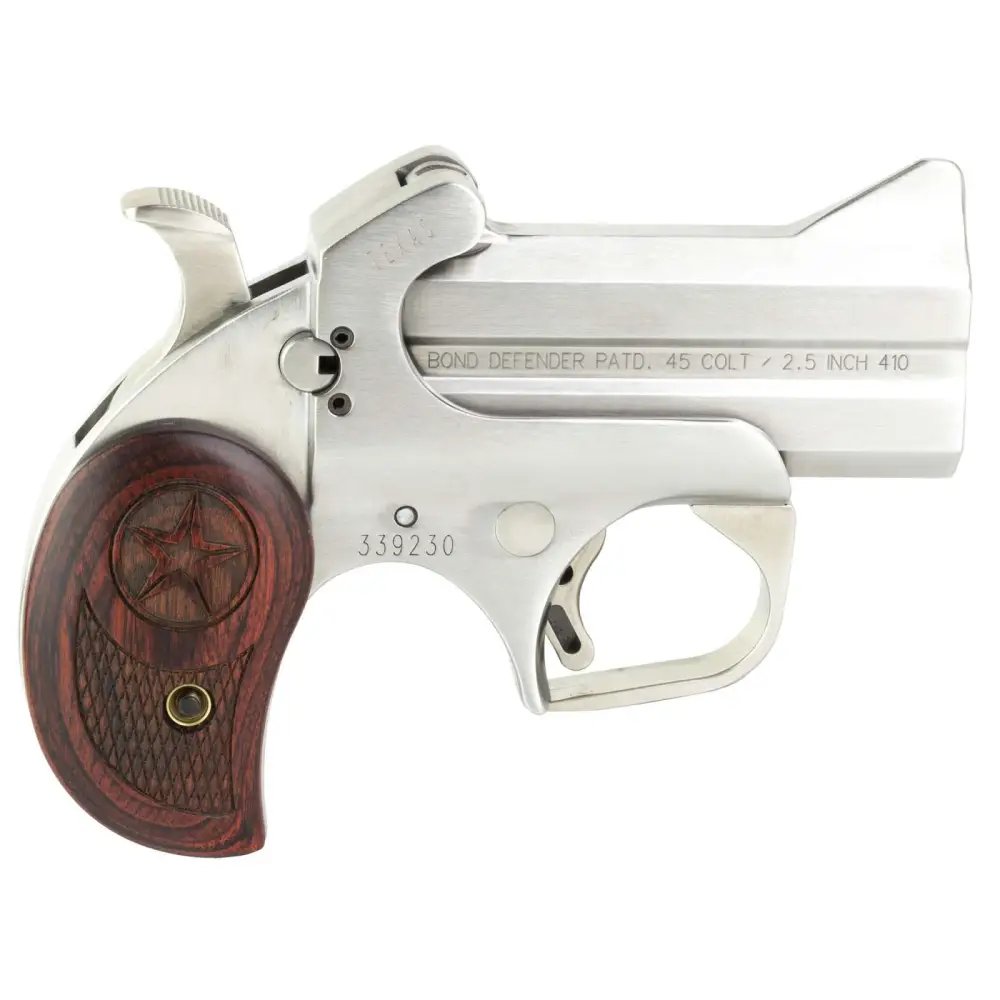 Bond Arms Texas Defender Derringer 45 Colt 410 Ga 3In BATD-45/410