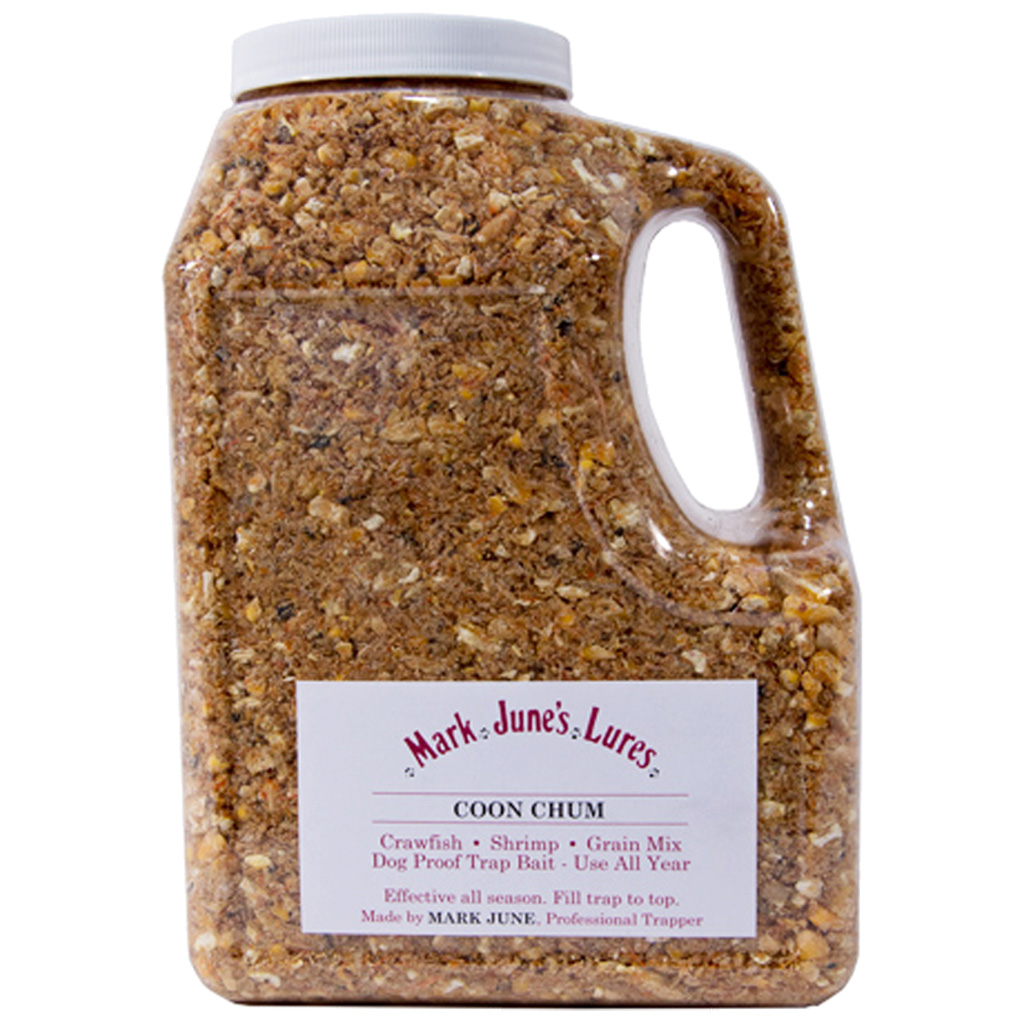 Mark June CCHUM-16 Coon Chum Raccoon Bait 64 oz Crawfish Shrimp Blend