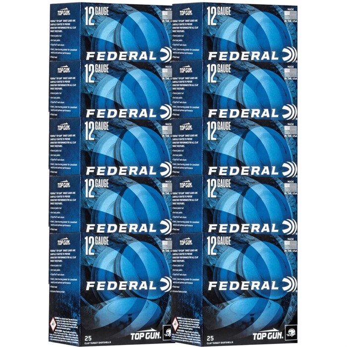 Buy Federal TOP GUN 12 GAUGE 2-3/4" 1-1/8OZ #9 SHOT 250/CASE online