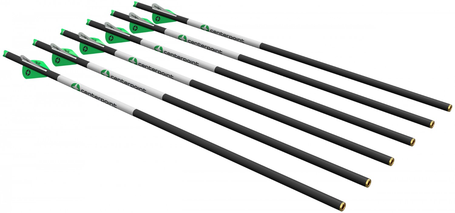 CenterPoint Carbon Crossbow Bolts 20 in. 6 pk. AXCCA206PK1