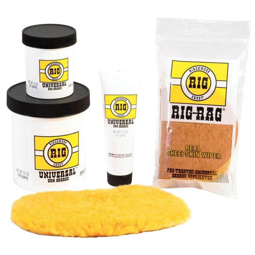 Birchwood Casey Rig-Rag Grease Applicator Sheepskin - Birchwood Casey - UNIVERSAL