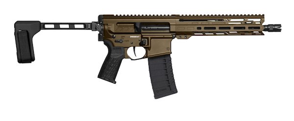CMMG Dissent 55A390F 5.56 10.5in Braced Midnight - CMMG - 5.56 NATO