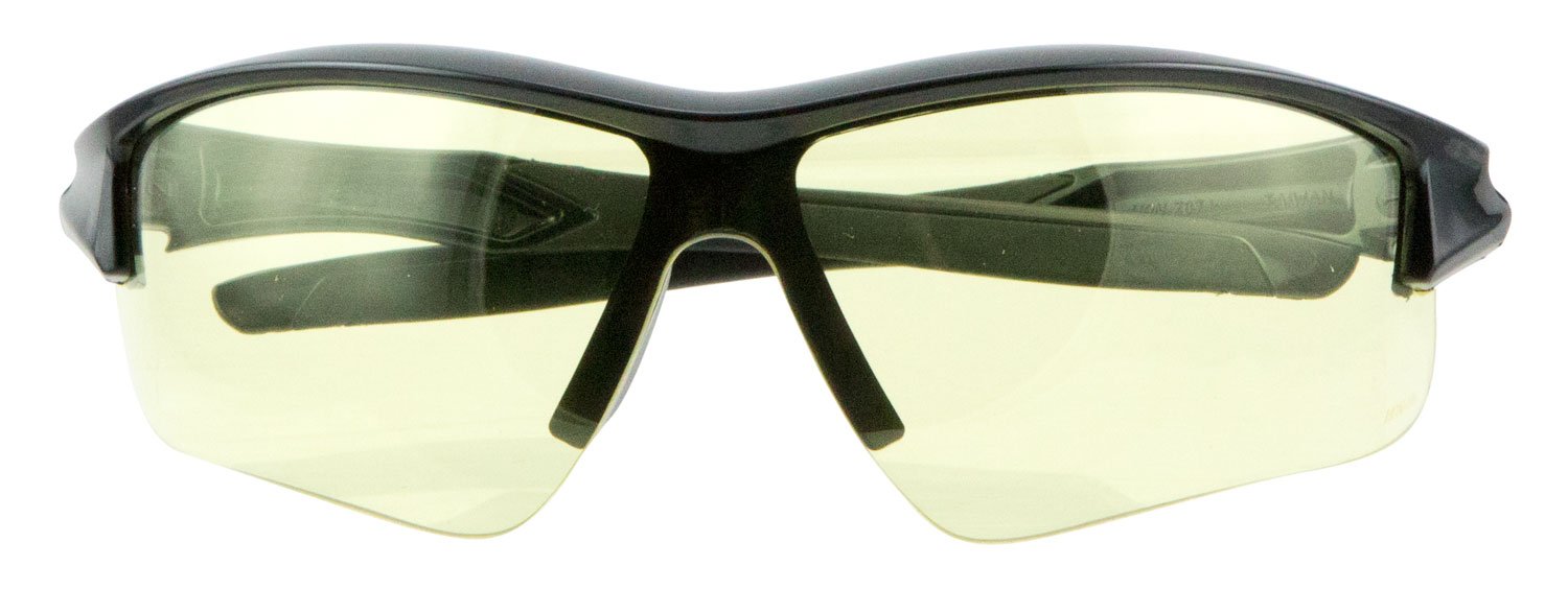 Howard Leight R02215 Acadia Amber Lens Safety Glasses Black Frame - Howa - BLACK