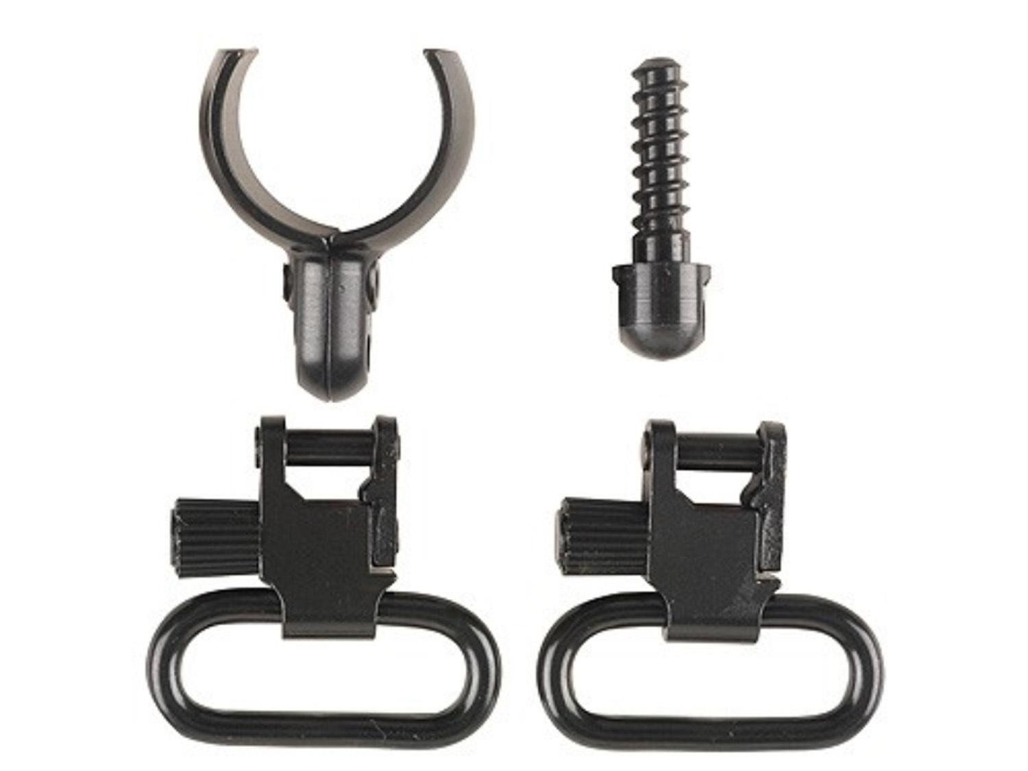 Buy Uncle Mike's 15932 Magnum Band Swivel Set 12 Gauge Steel Blued 1 Inch online