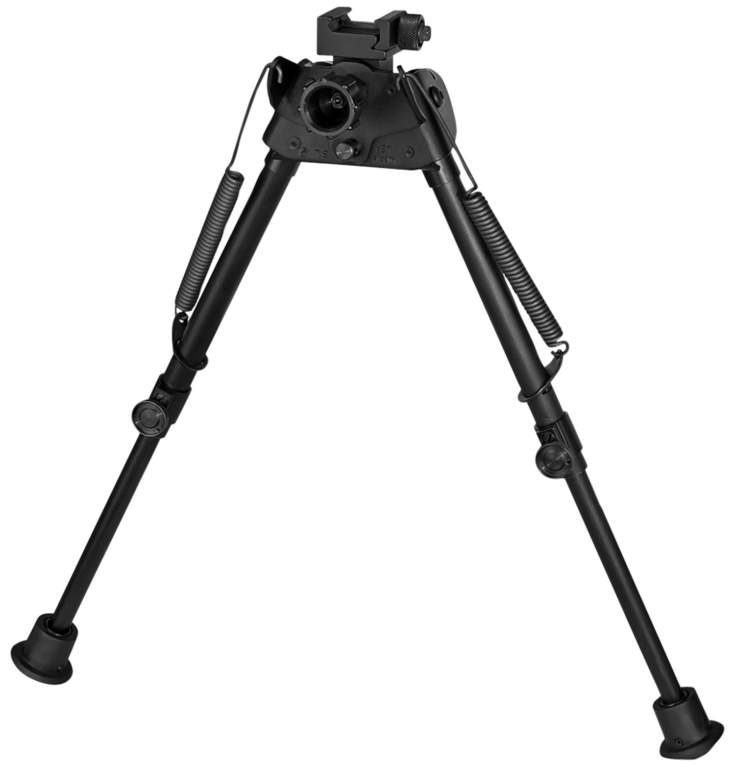 Harris Engineering S-L2P Bipod 9-13 Inch Anodized Black Picatinny Rail - HARRIS