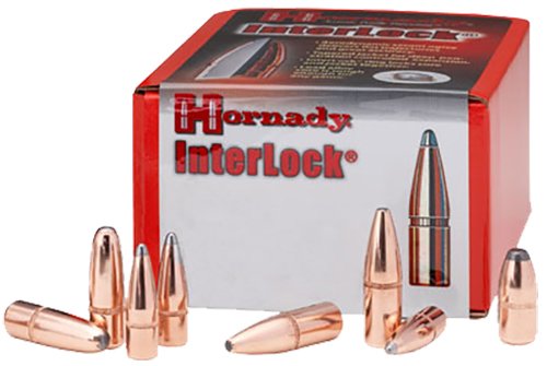 Hornady 4502 InterLock Hunting 45 Cal .458 350 gr Round Nose (RN) - Horn Hunter - .458