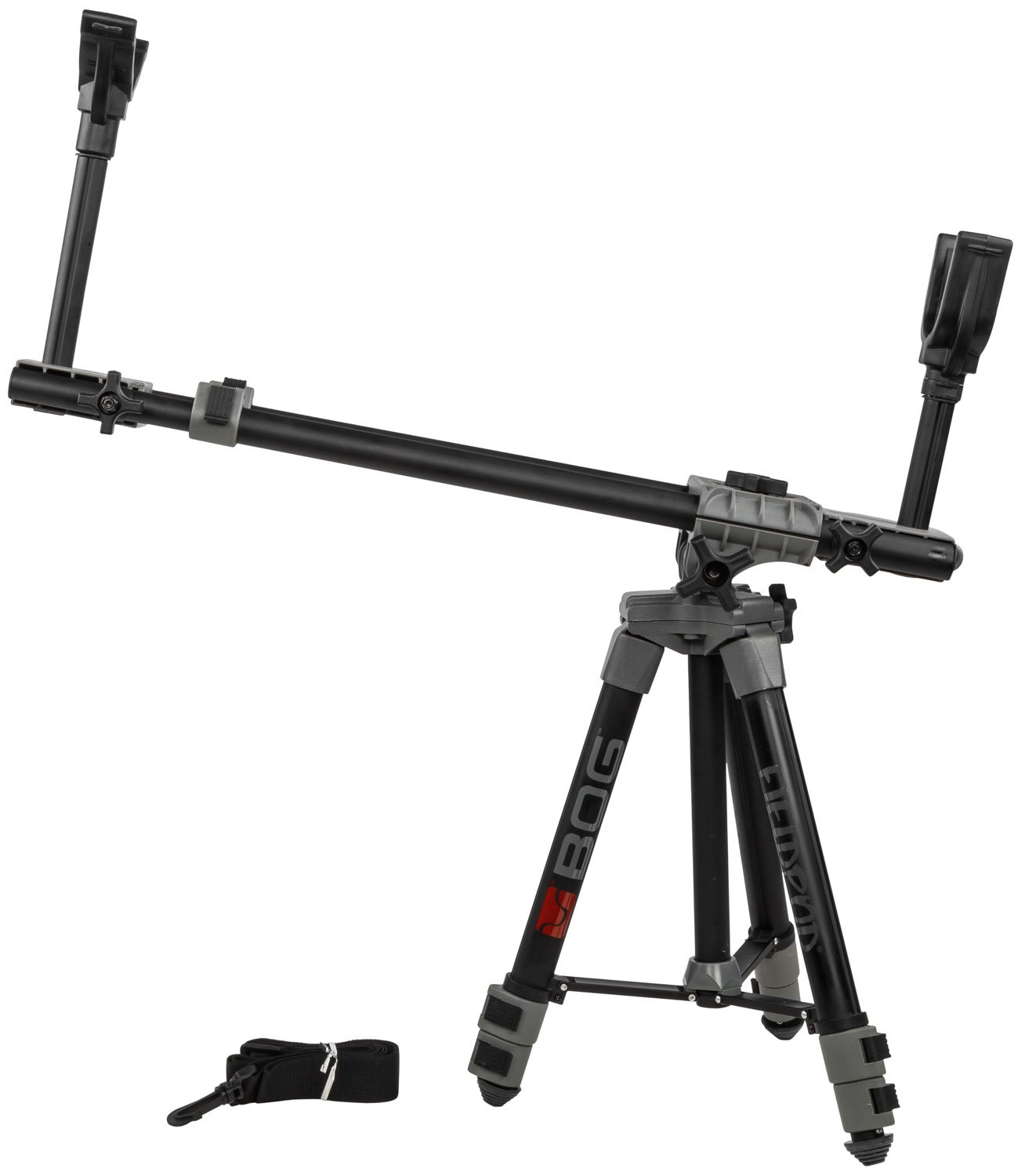 Bog-Pod FieldPod Tripod, Adjustable 20-42" Height, Lightweight Aluminum, 360-Degree Pan, Crossbow/Rifle Support