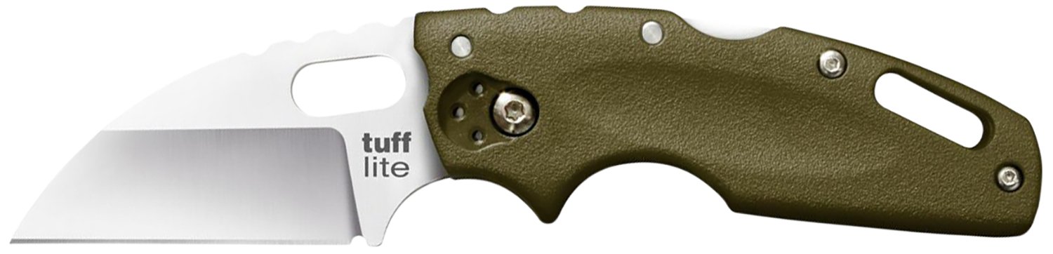 Cold Steel CS20LTG Tuff Lite 2.50" AUS-8A Blade OD Green Handle - Cold Steel - CLIP POINT