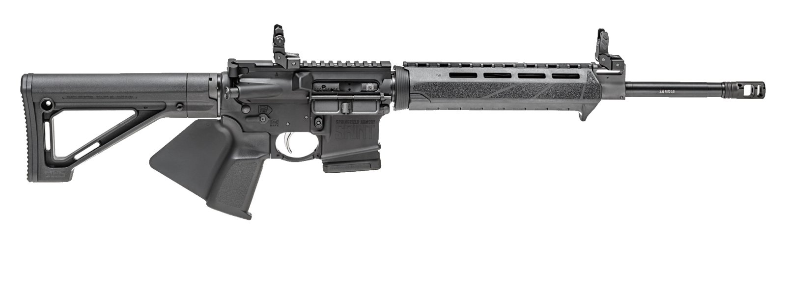 Springfield Armory Saint ST916556BMACAS 5.56 NATO 16in Black 10+1 Fixed Sto