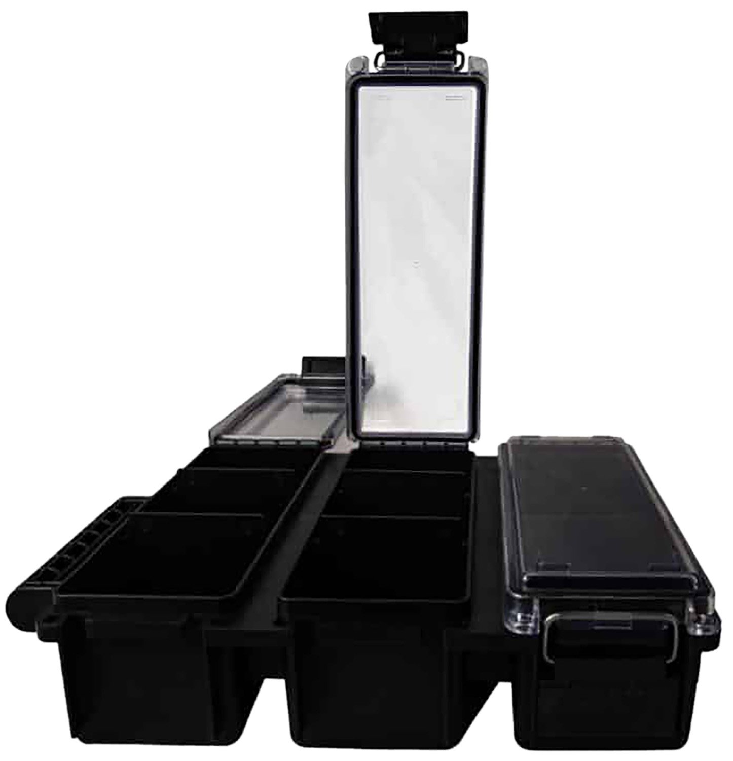 Berry's 68911 Tri-Can Triple Ammo Can Black Plastic - Berry's Mfg - TRI-CAN