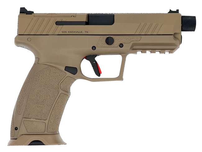 SDS Imports PX-9 Gen 3 Duty 9mm, 4.69" Threaded Barrel, Flat Dark Earth, Striker-Fired, RMR Cut, Glock-Style Sights, Sig 226 Magazines, 20rd & 18rd, IWB Holster
