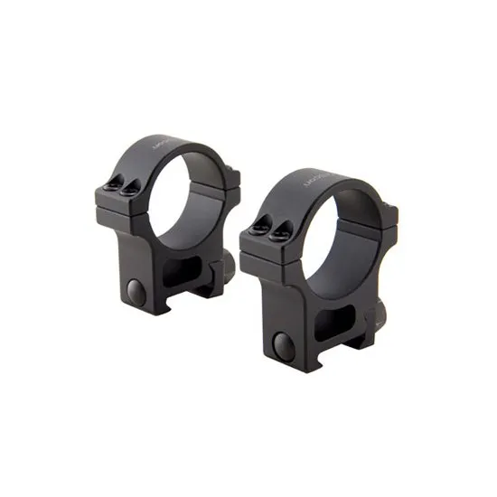 Trijicon AC22003 34mm Rings Black Hard Coat Anodized 1.259in Height - Trijicon
