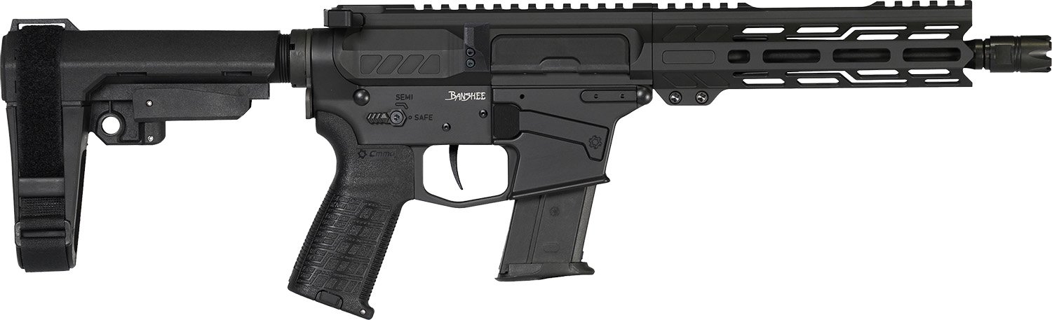 CMMG 57A340FAB Banshee MK57 5.7x28mm 8" Black Nitride Barrel M-LOK