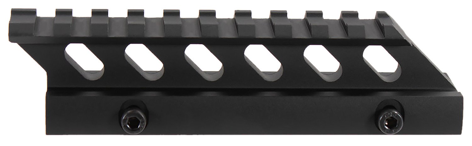 Aim Sports MT012H Riser Mount Black Anodized Aluminum 5" Picatinny Rail - AIM Sports - RISER MOUNT