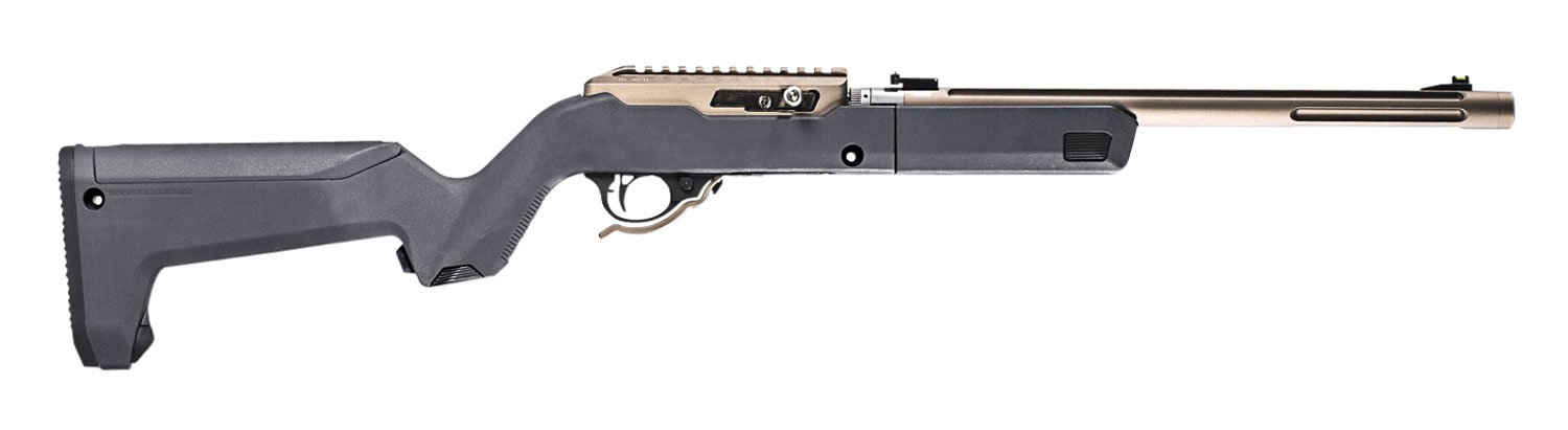 Magpul MAG808-GRY X-22 Backpacker Stock Stealth Gray for Ruger 10/22