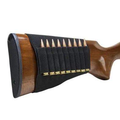 NcStar CVSRC2993B Vism Rifle Stock Cartridge Pouch Black - NcStar for sale at TheGunDock
