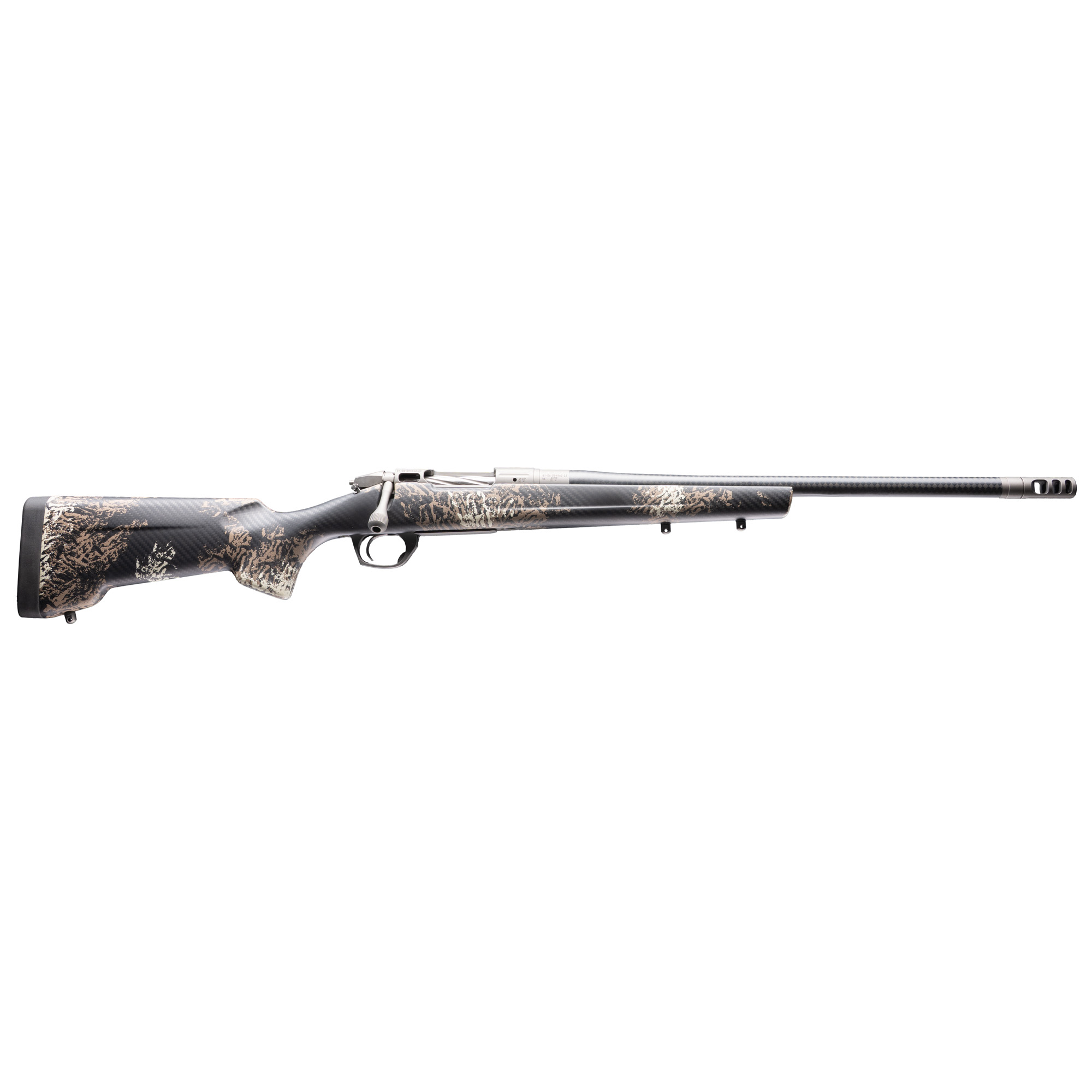 Bergar Cima Pro Rifle 25 Creedmoor 20 in. CF w/Brown & Tan Sponge 5 rd. - Bergara - 25 Creedmoor