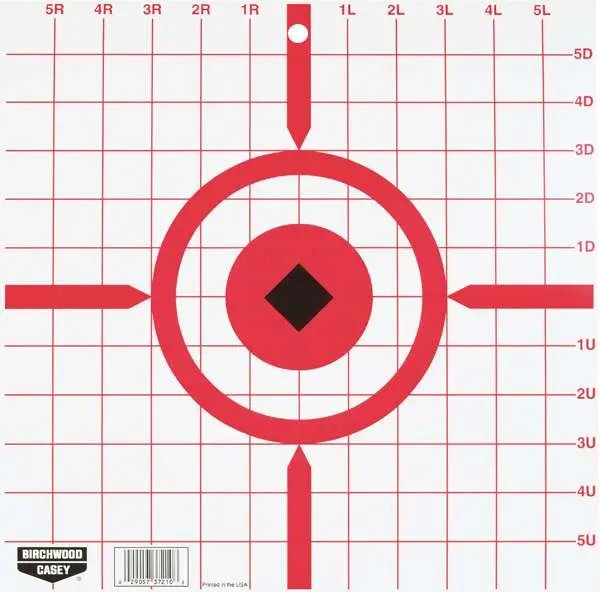 Birchwood Casey B/C Target Rigid Paper 12" Crosshair Sight-In 10 Targets - Birchwood Casey - 12"