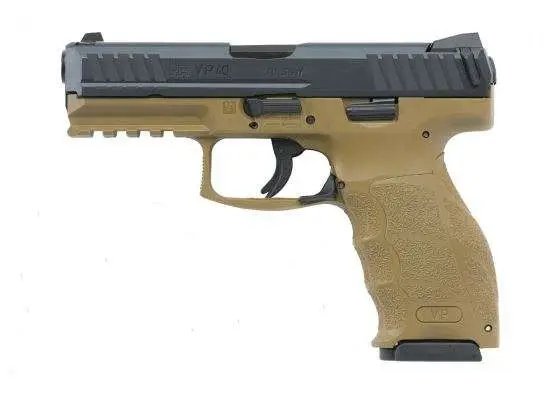 HK 81000226 VP9 9mm Luger 4.09" 17+1 (3) Flat Dark Earth Black Steel Slide Flat Dark Earth Interchangeable Backstrap Grip Night Sights
