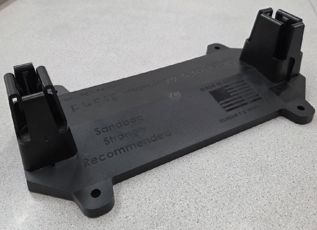 WUNDUR BASE1-SM ABS Target Base Black - WUNDUR