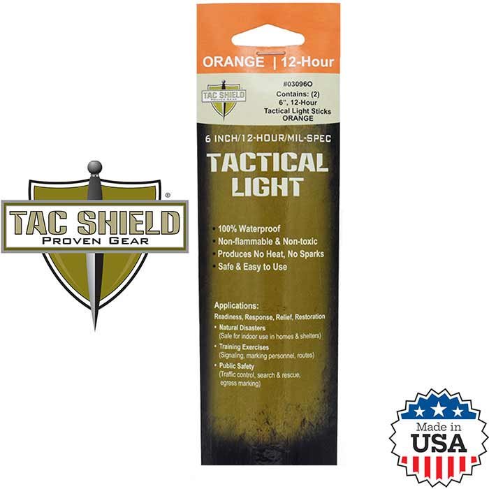 12HR Light Stick 2PK ORG 6in - TangoDown