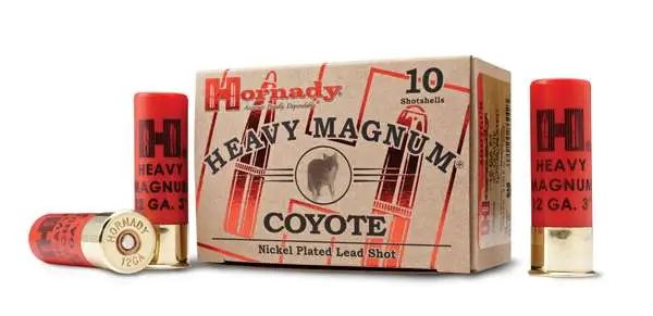 Hornady 86222 Heavy Magnum Coyote 12 Gauge 3" 1 1/2 oz 1300 fps Nickel-Plated BB Shot 10 Bx/10 Cs