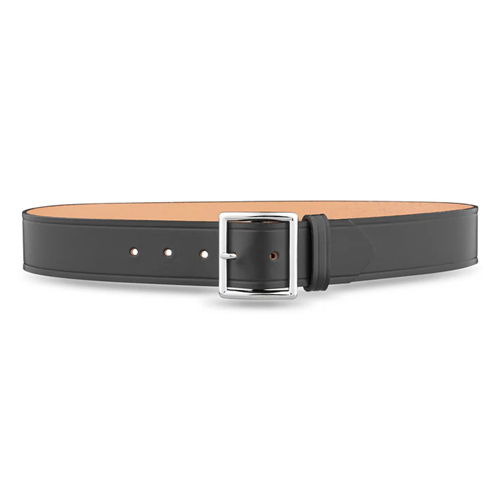 Buy 1-3/4"" Plain Leather Garrison Belt with Nickel Buckle online