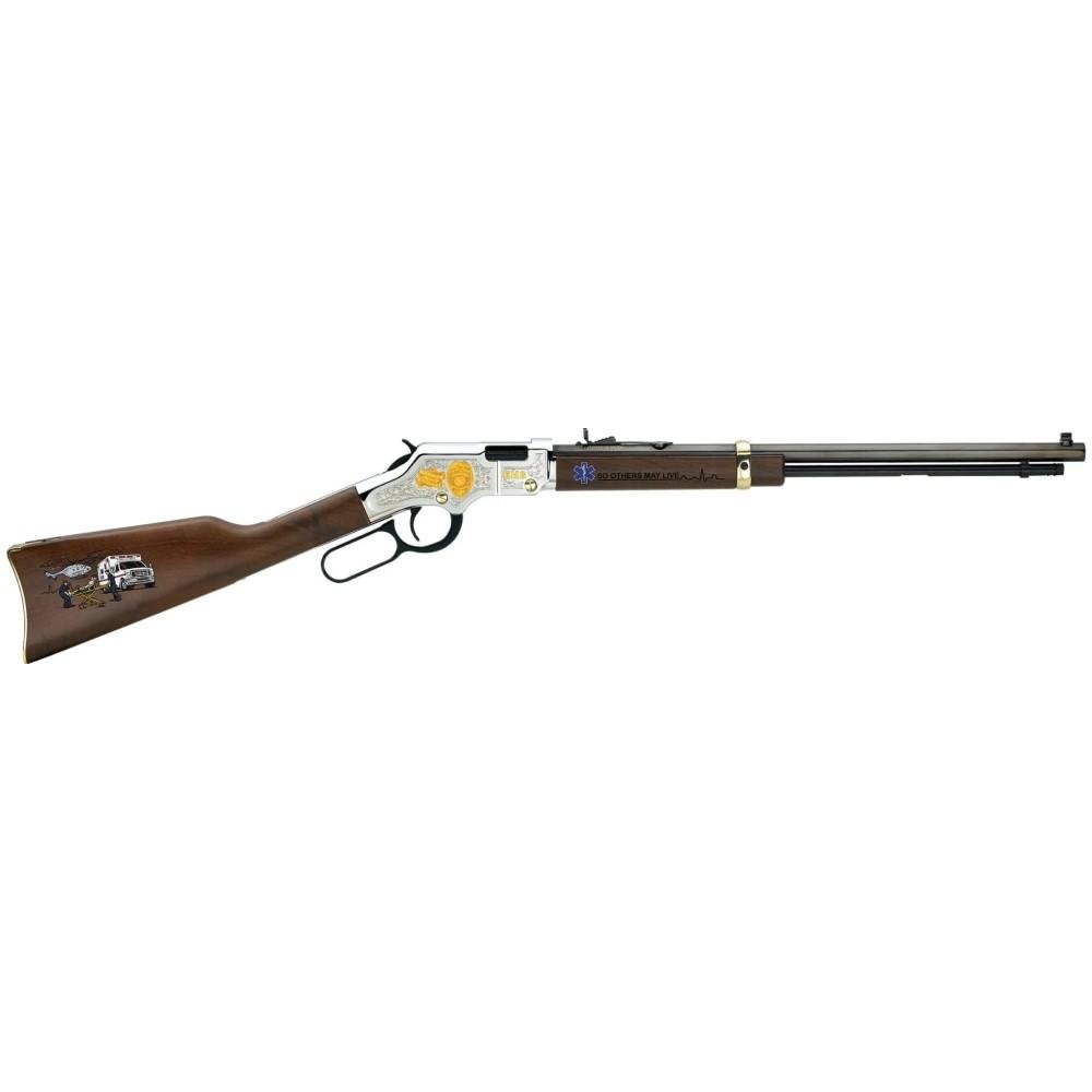 Henry H004EMS Golden Boy EMS Tribute Edition Lever Action 22 Short,Long,LR 16 LR/21 Short 20" Octagon Barrel Nickel Plated American Walnut Right Hand