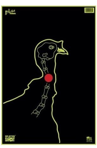 ProShot 12IN X 18IN TURKEY PRE-HUNT PATTERN TARGET - 8 PACK PH-TURKEY-8PK - Pro-Shot Products