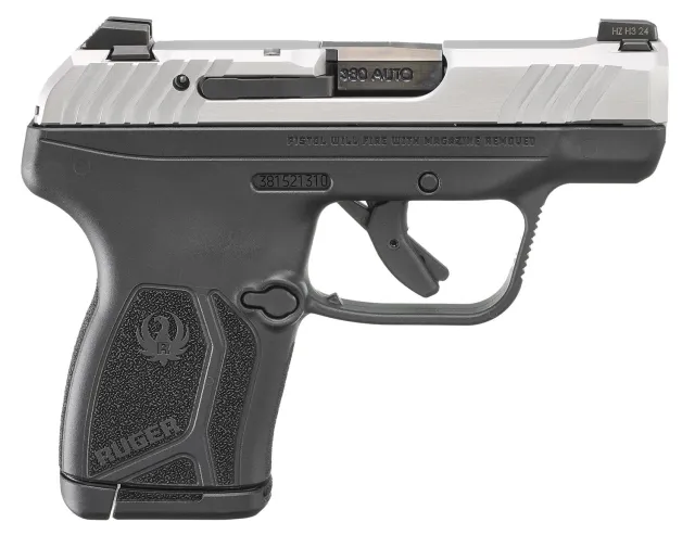 Ruger 13753 LCP Max .380 Auto 2.8 In Black Stainless Slide Tritium Sight-img-0