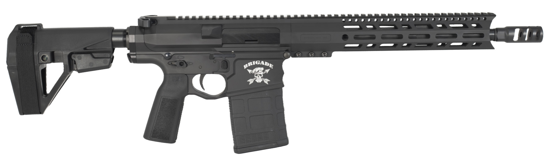 Brigade A2081255MC 308 Optics Ready 12.5 Black MLOK - Brigade Manufacturing - .308 Win