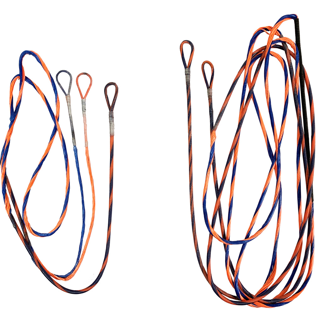 FirstString 5A25-AM-0110156 Genesis String & Cable Set Blue/Flo Orange