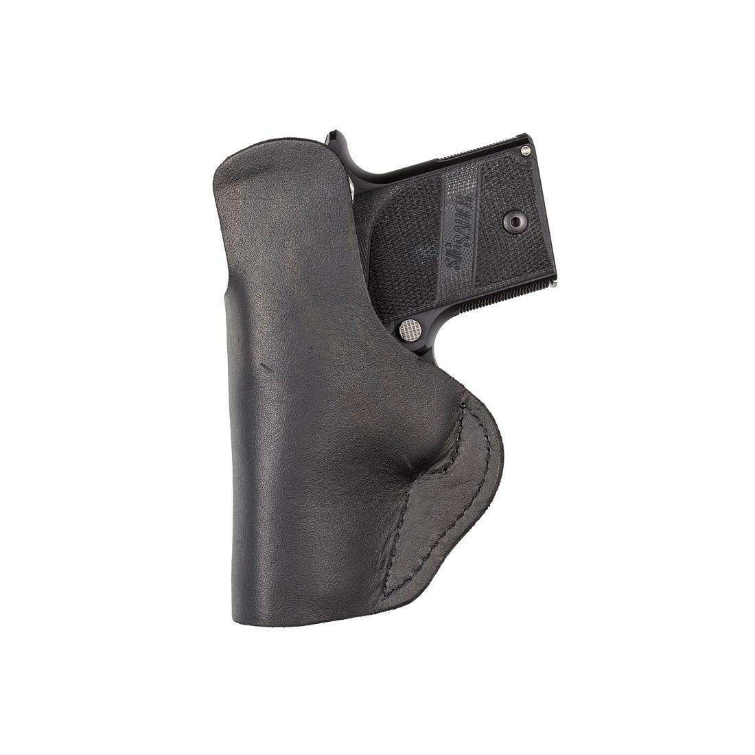 Tagua TX-SOFT-640 Leather IWB Holster for Glock 26/XD, Black, RH