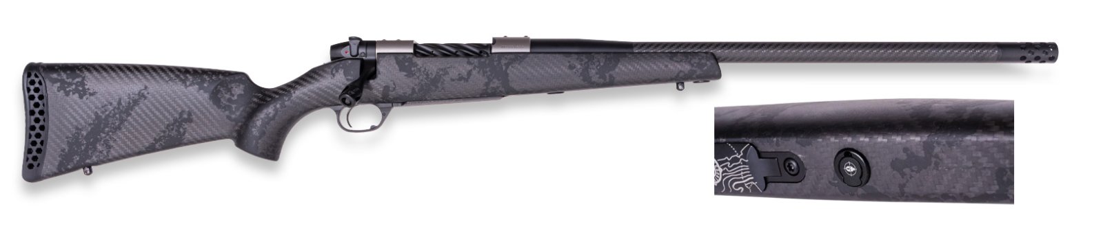 Weatherby MGT01N65RWR6B Mark V Backcountry Guide Ti 6.5 WBY RPM 24" Graphite Black Cerakote Rifle - Weatherby - 6.5 WBY RPM