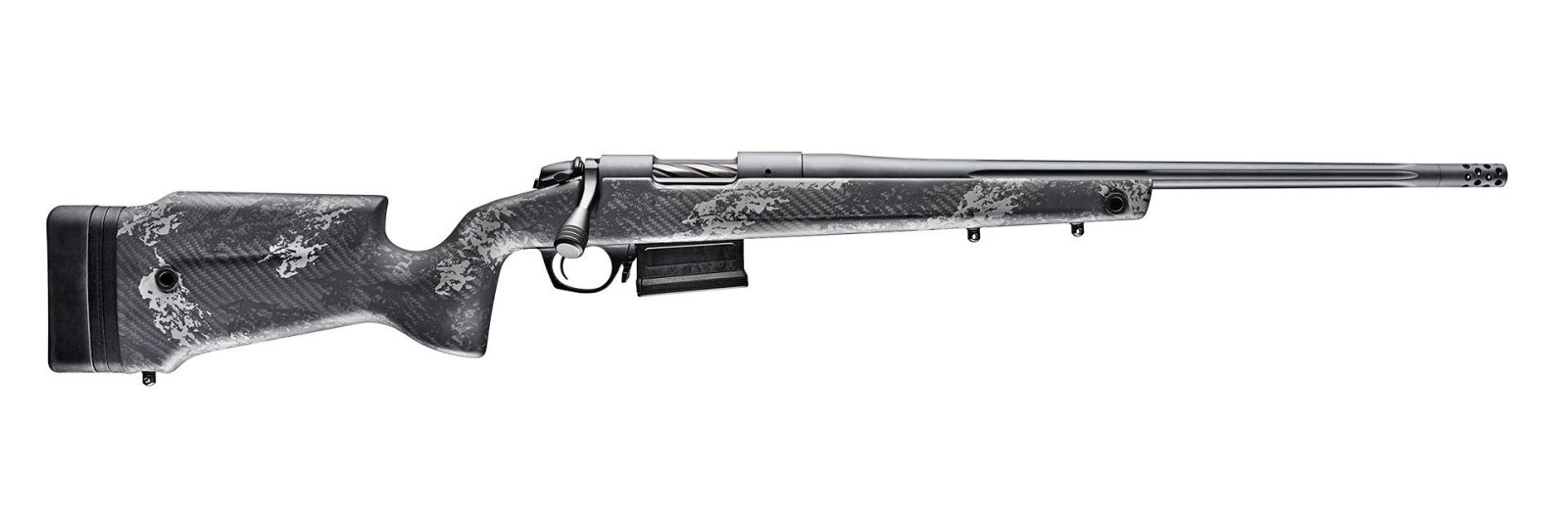 Bergara B14LM7518 Crest 300 PRC 22" Sniper Gray Cerakote Rifle