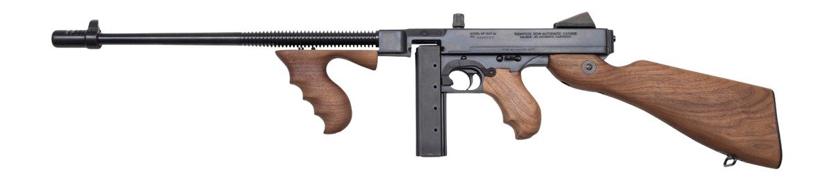 Auto-Ordnance - Thompson T550D 1927A-1 Deluxe Lightweight 45 ACP 16.5" Blue Rifle
