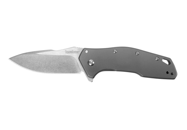 Kershaw Eris Folding Knife 8CR13MOVStoashedPlainModified Drop Point - Kershaw